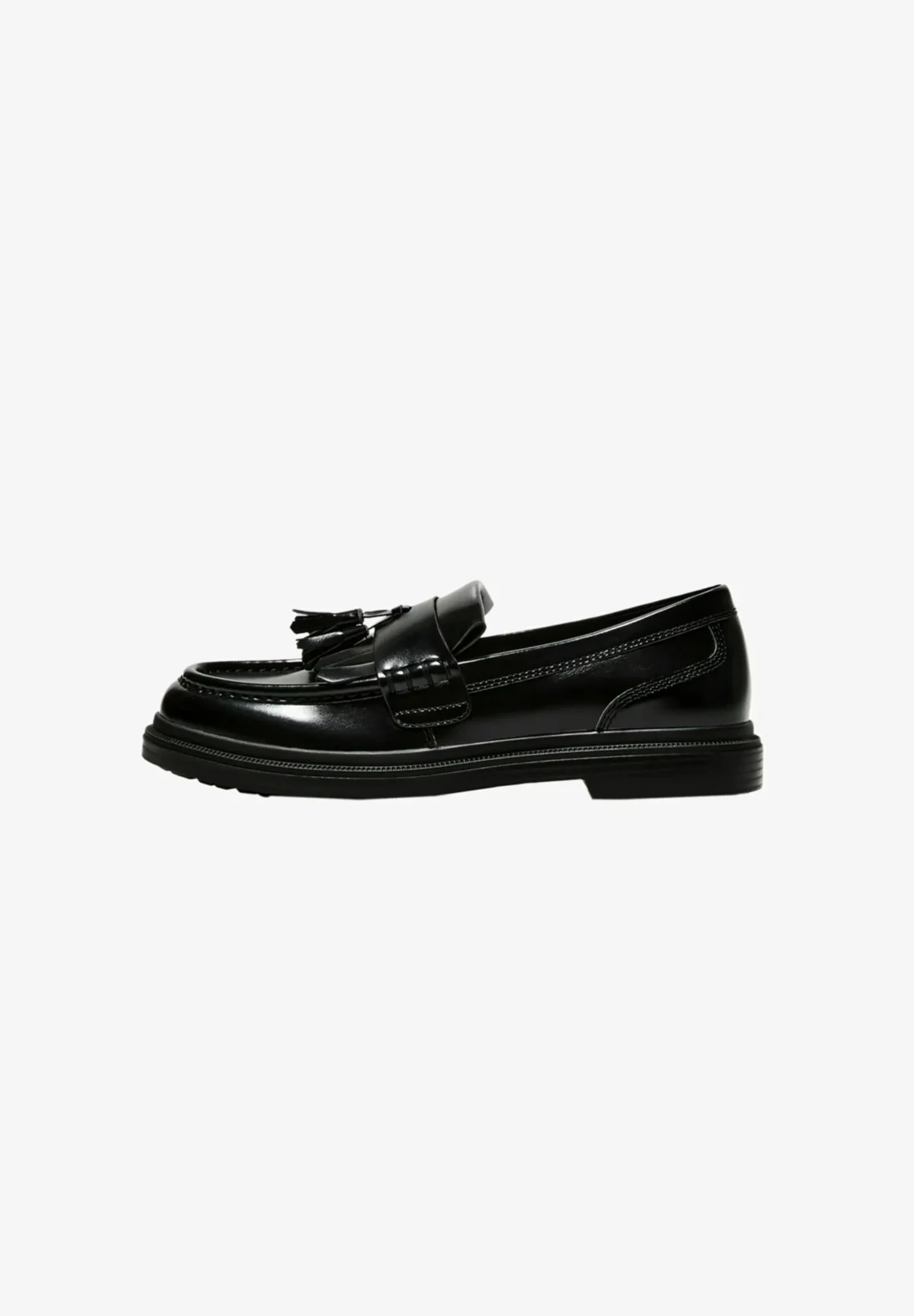 Chaussure noir MOCASSINS - Chaussons - noir  À FRANGES AVEC POMPON - – Image 7