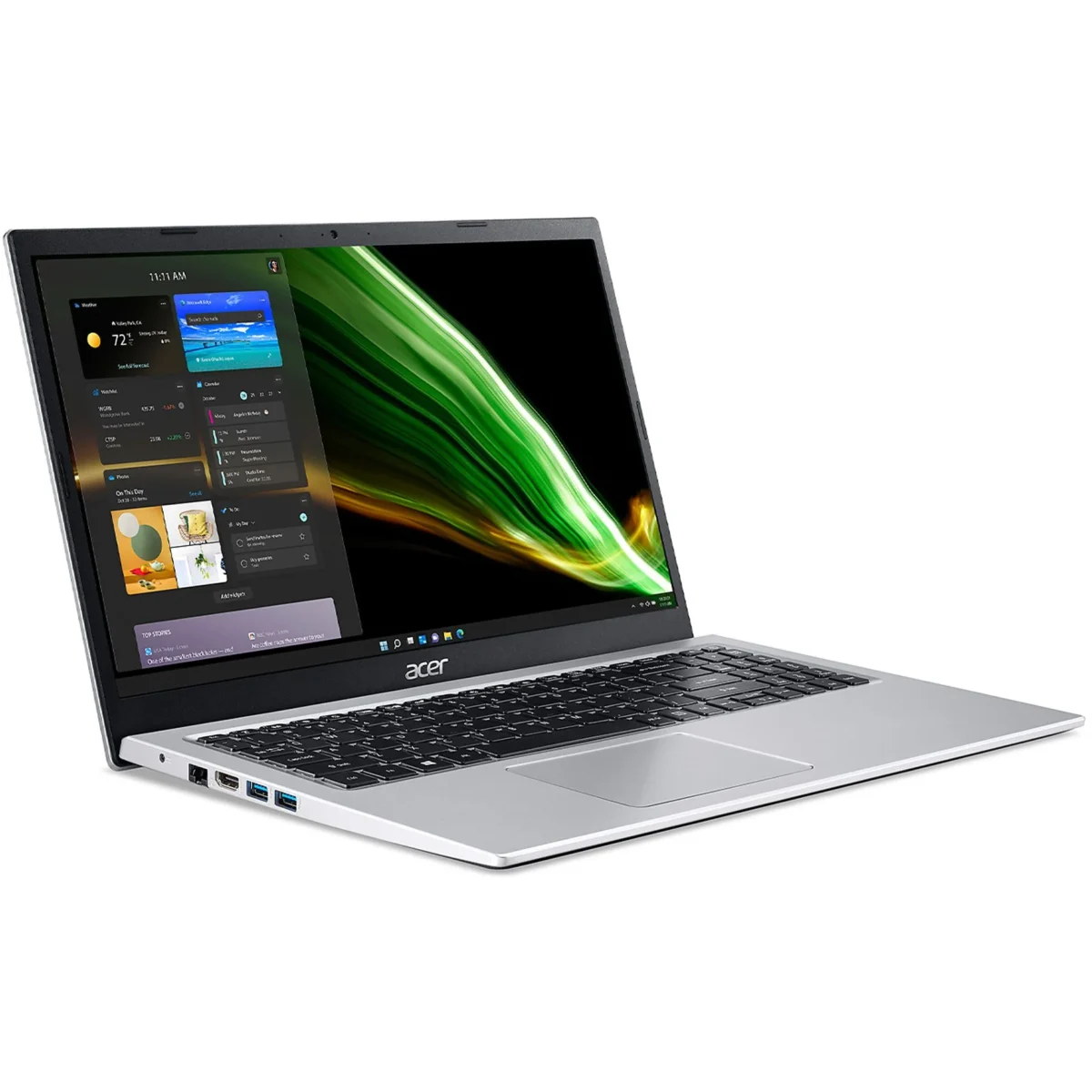 ACER Aspire 1 A115-32-C64E, 15,6", processeur Intel® Celeron N4500, carte graphique Intel UHD, 4 Go, SSD 128 Go, argent – Image 6