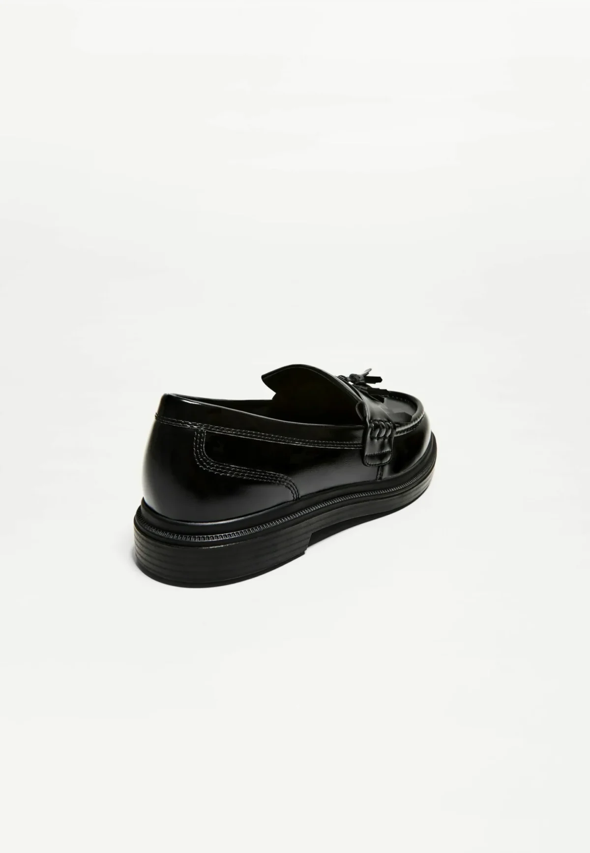 Chaussure noir MOCASSINS - Chaussons - noir  À FRANGES AVEC POMPON - – Image 2