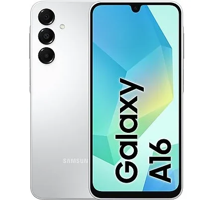 Samsung Galaxy A16 LTE - 128 Go, 4 Go RAM, Écran 6,7" Super AMOLED - noir et blanc