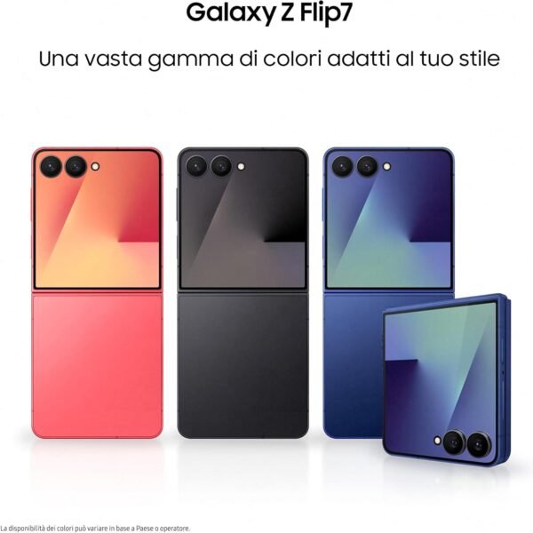 Smartphone pliable Samsung Galaxy Z Flip7 AI, 12Go RAM, 512Go ROM, écran Super AMOLED