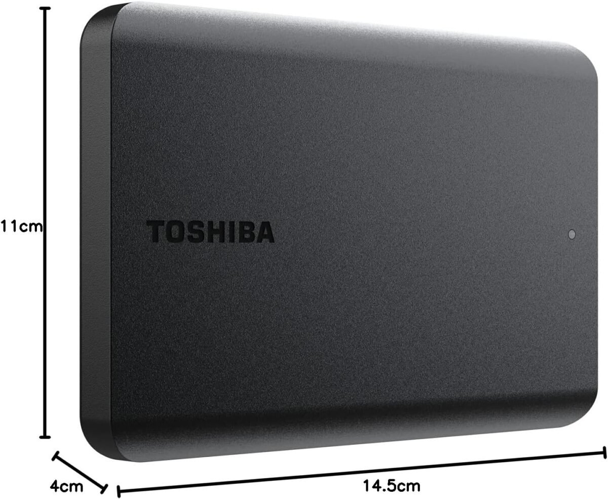 Disque dur externe - TOSHIBA - CANVIO BASICS - 2 To - Noir – Image 1